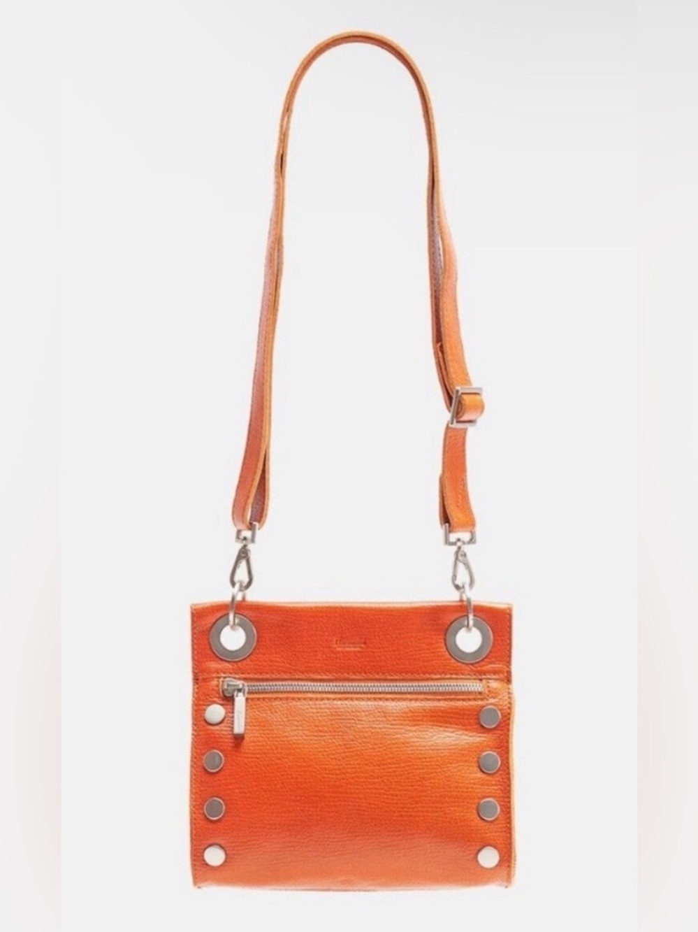 Hammitt Small Tony Nectar w/ Silver hardware Crossbody burnt orange /tan